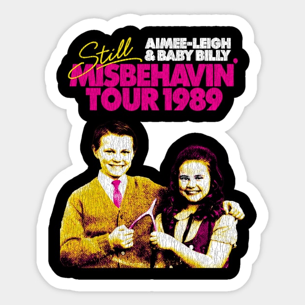 Still Misbehavin' Tour 1989 Sticker by Permisarsi